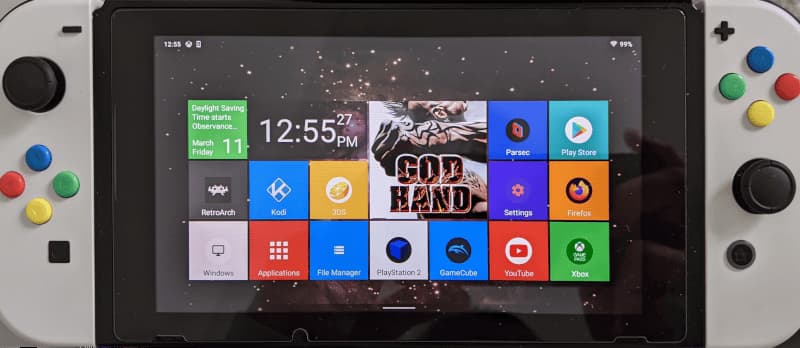 android running on switch