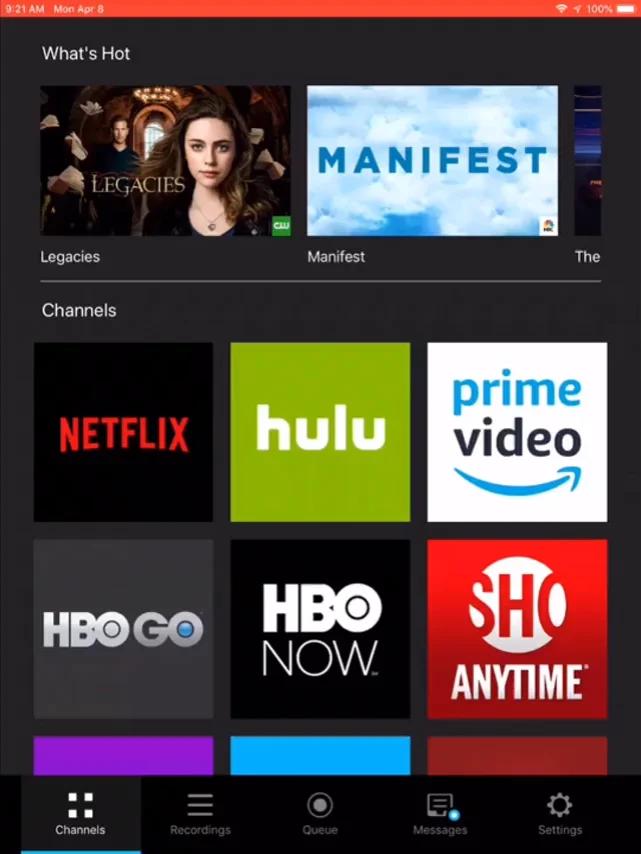 app channels on playon