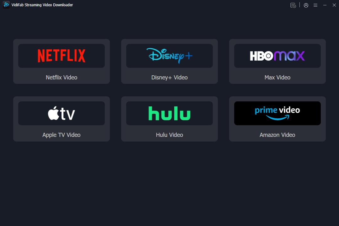 choose a streaming platform in vidifab