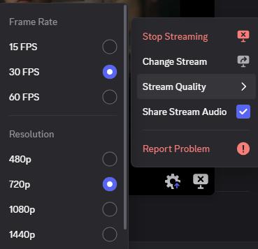 choose streaming quality discord