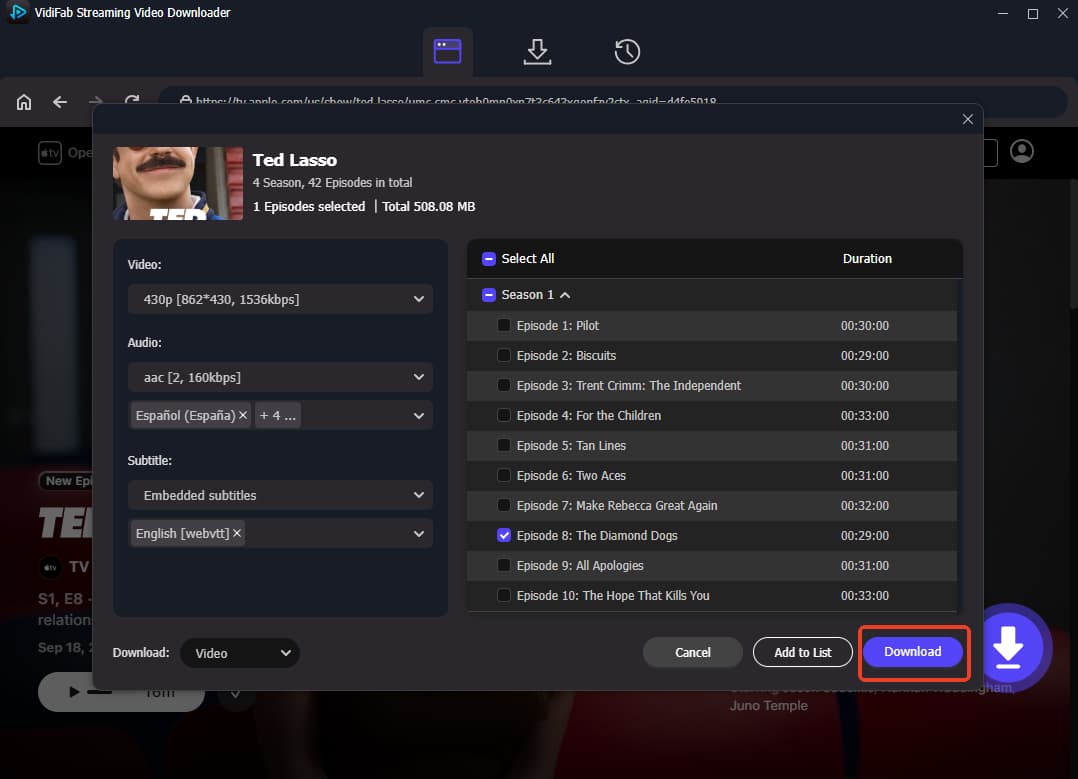 customize apple tv download on vidifab