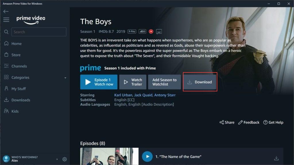 download movie on prime video on mac