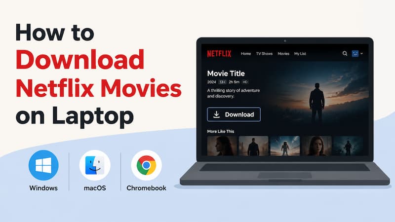 download netflix movies on laptop