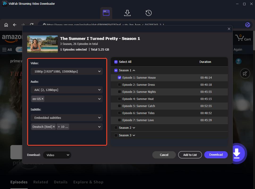 download prime video with subtitles using vidifab