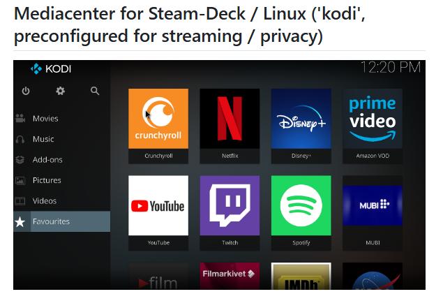 download steamos media center script github