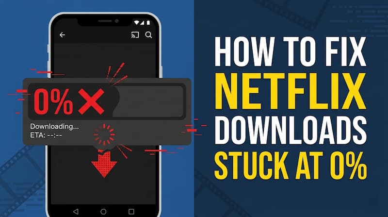 fix netflix downloads stuck at 0