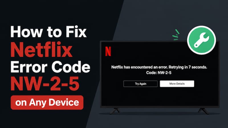 fix netflix error code nw-2-5