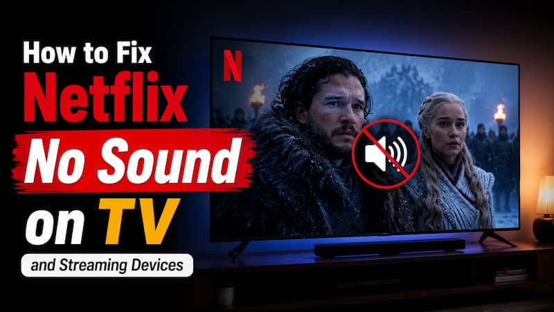 fix netflix no sound on tv