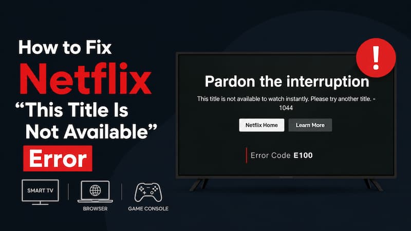 fix netflix this title is not available