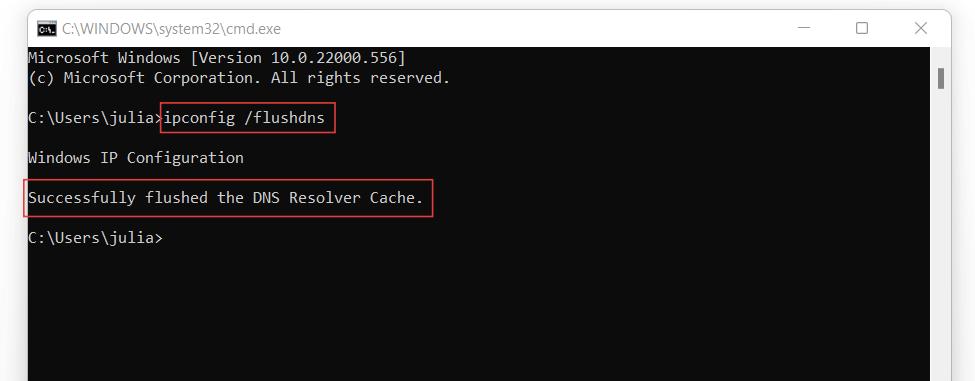 flush dns
