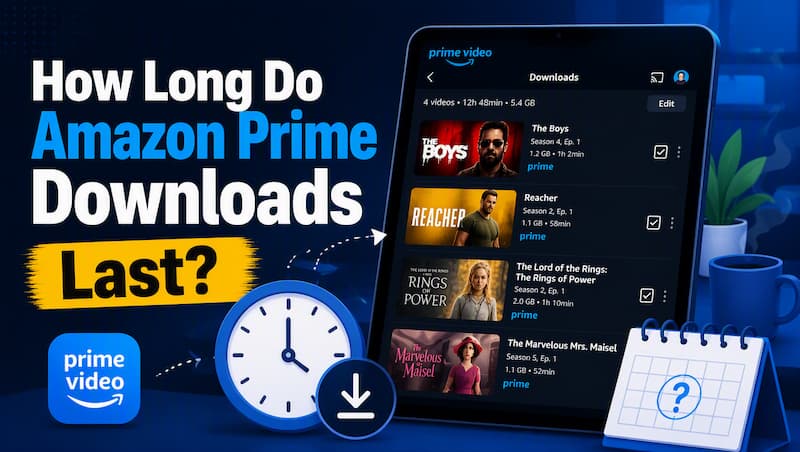 how long do amazon prime downloads last