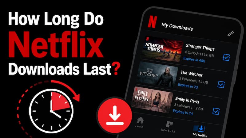 how long do netflix downloads last