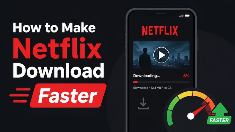 how to make netflix download faster
