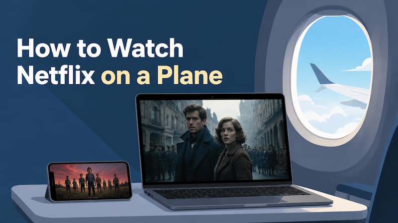 how to watch netflix on plane