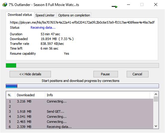 idm download progress