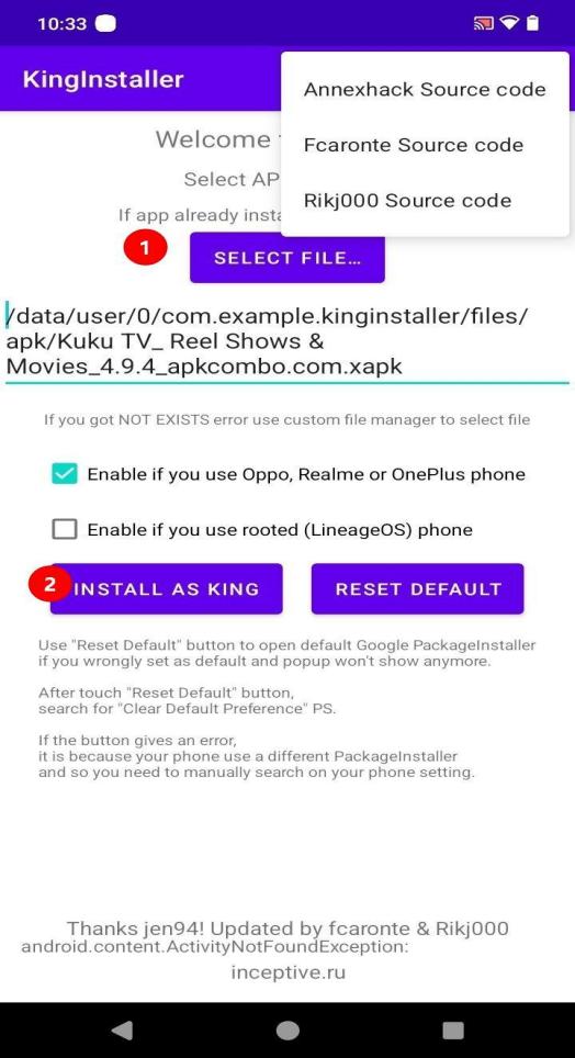 install carstream via kinginstaller