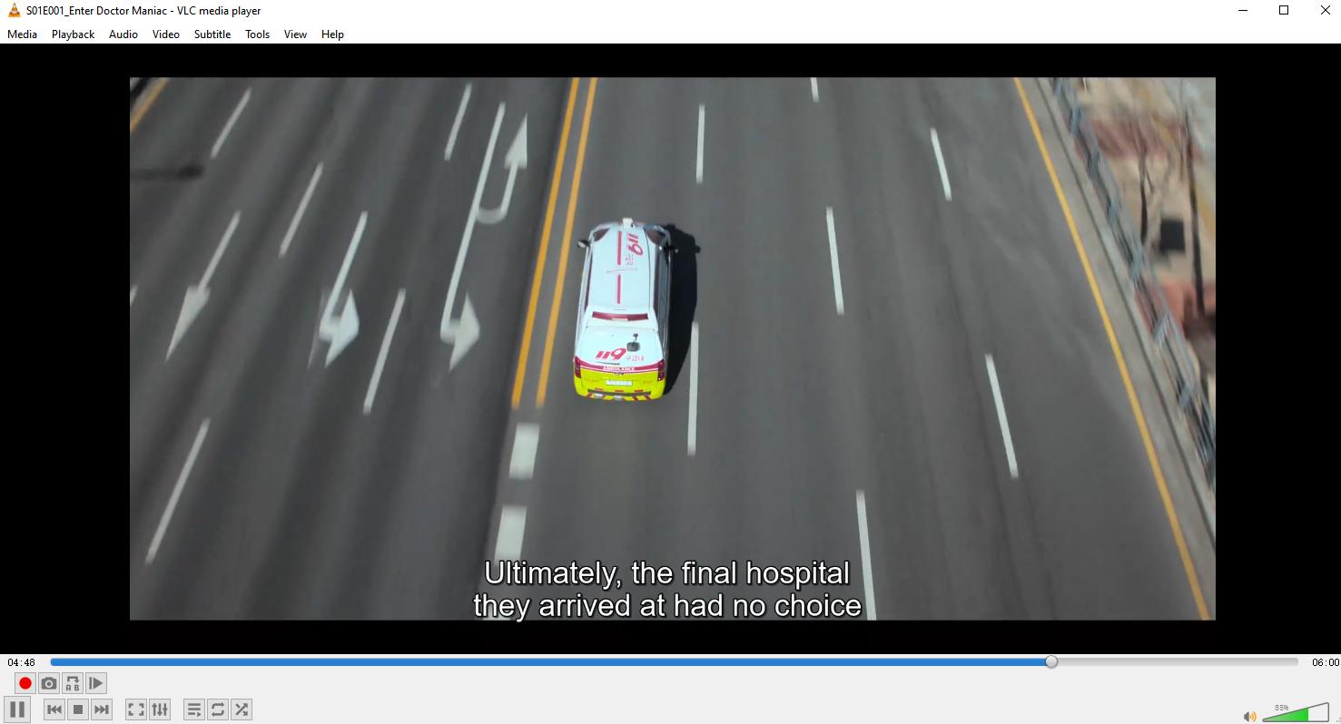 MovPilot downloaded video playing in the vlc media player