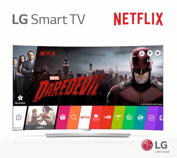Netflix app on LG TV