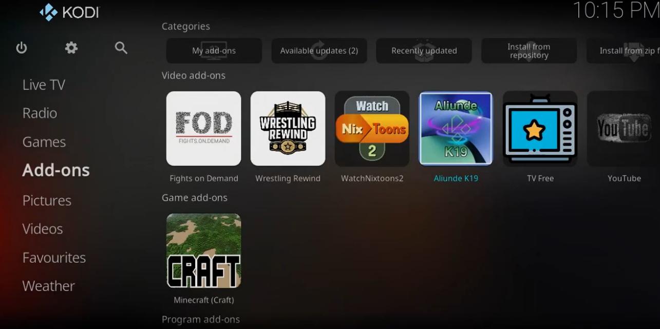 Kodi with Umbrestuary skin that looks like Netflix