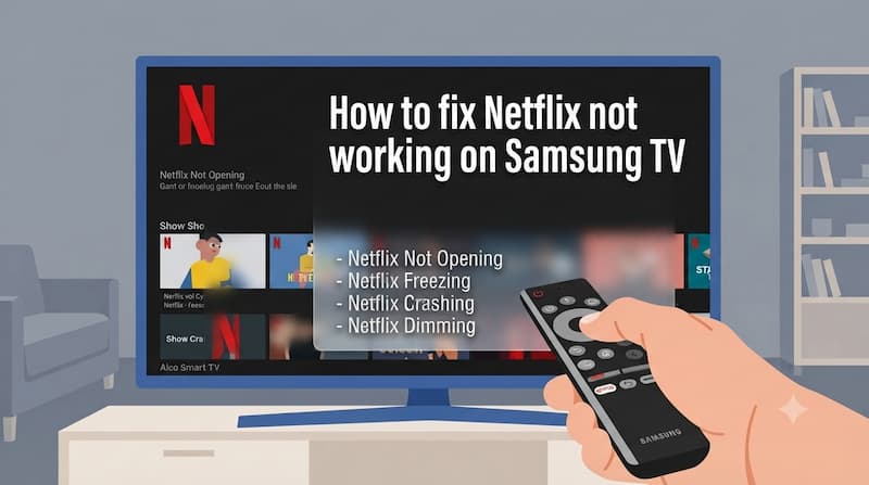 netflix not working samsung tv