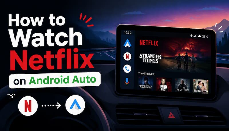 netflix on android auto