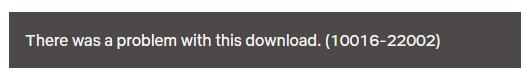 netflix there was a problem with this download