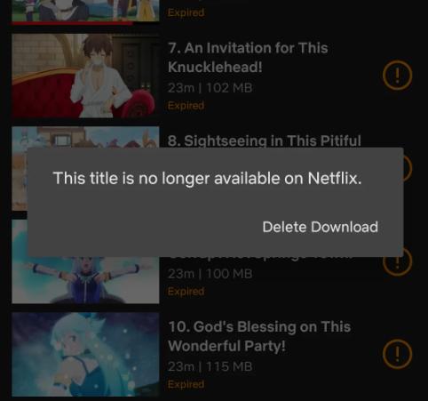 netflix title no longer available on netflix