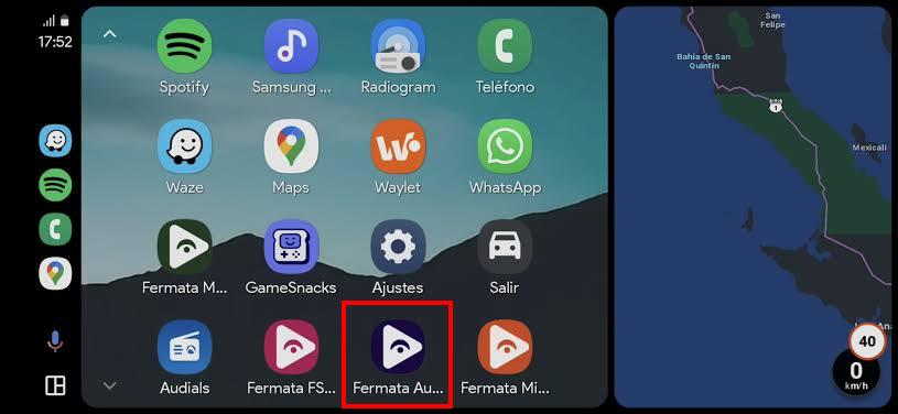 open fermata auto on android auto