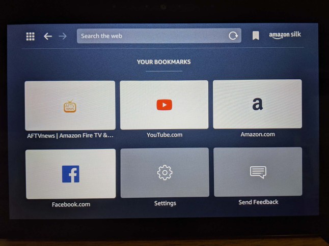 open netflix in echo show silk browser