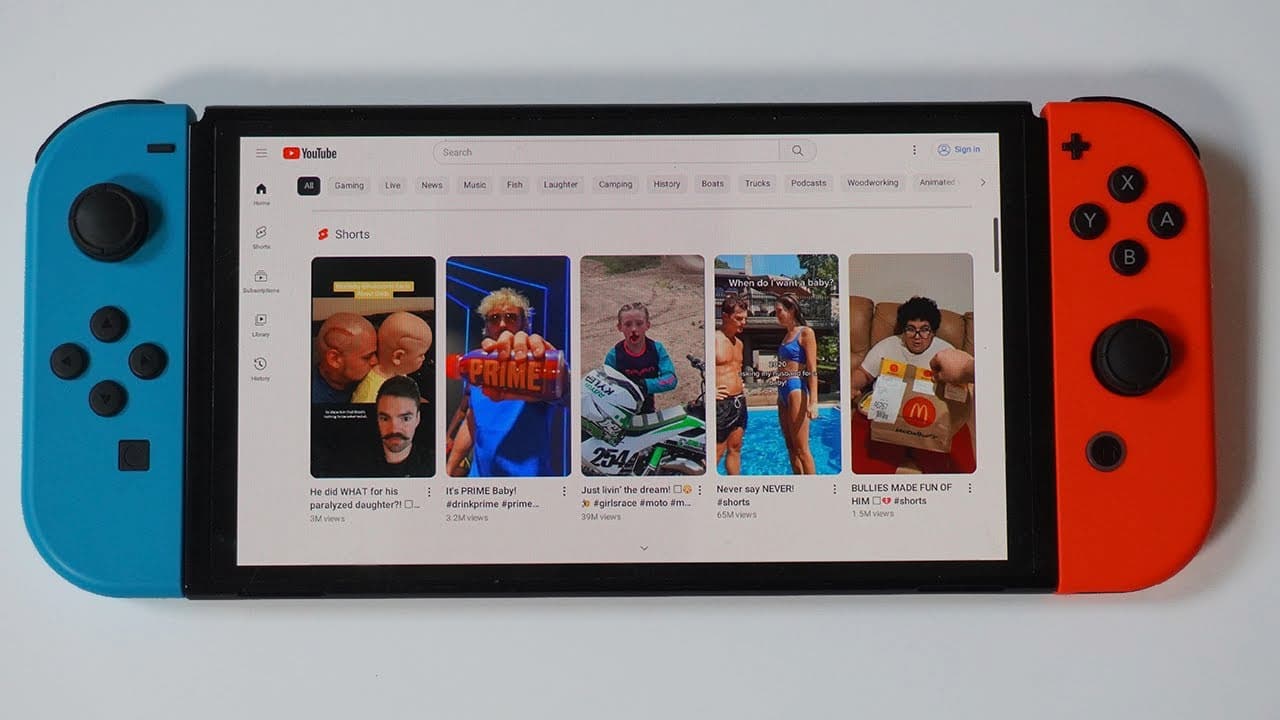 play netflix via youtube on switch
