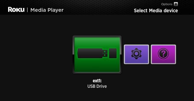 play video from usb in roku media player