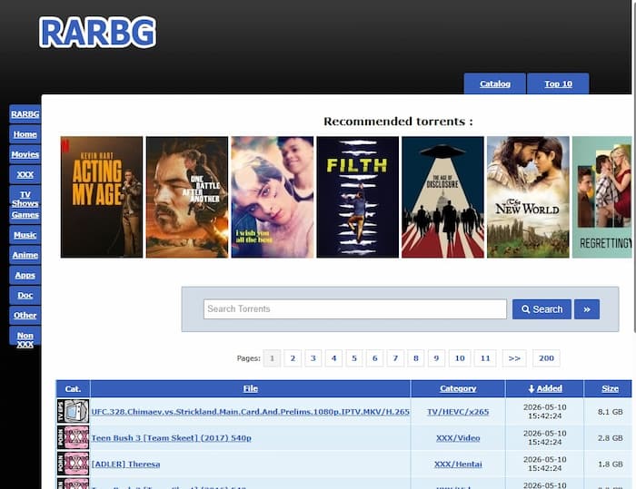 rarbg website