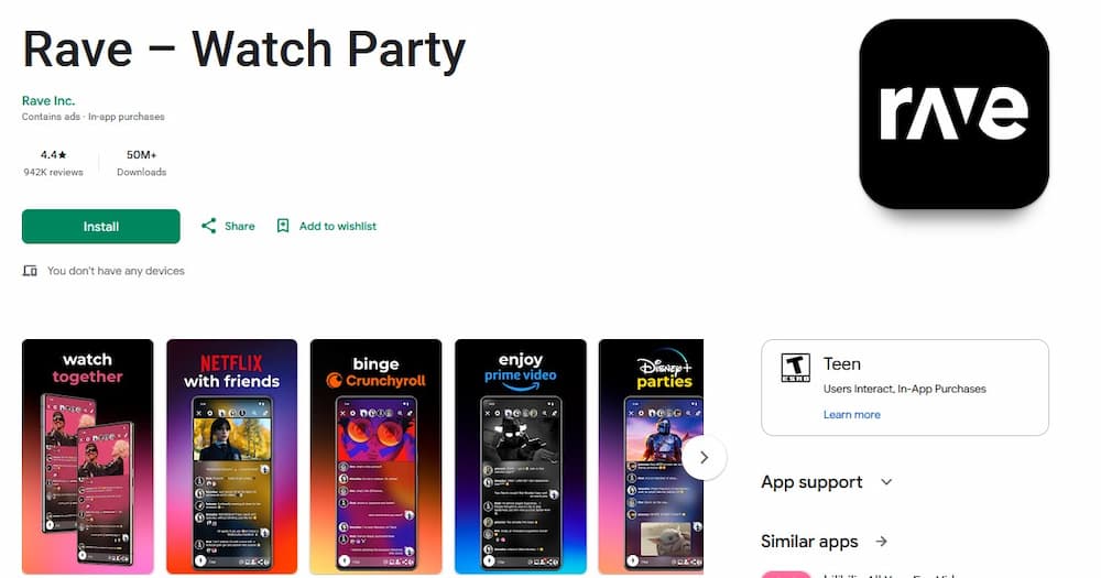 rave mobile app