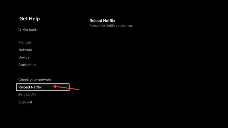 reload netflix on roku tv