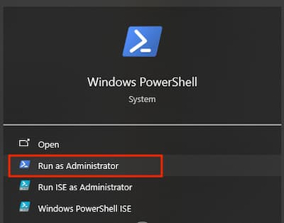 run powershell on pc