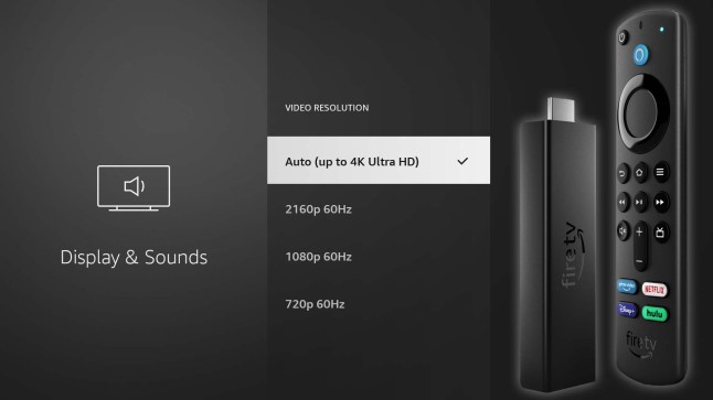 set firestick display to 4k