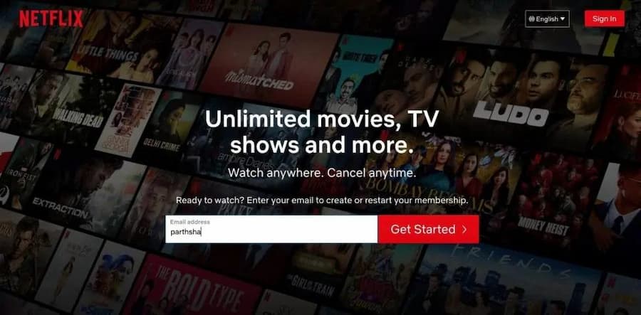 sign up for netflix