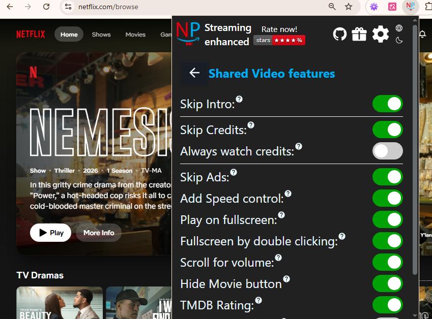 streaming enhanced block netflix ads