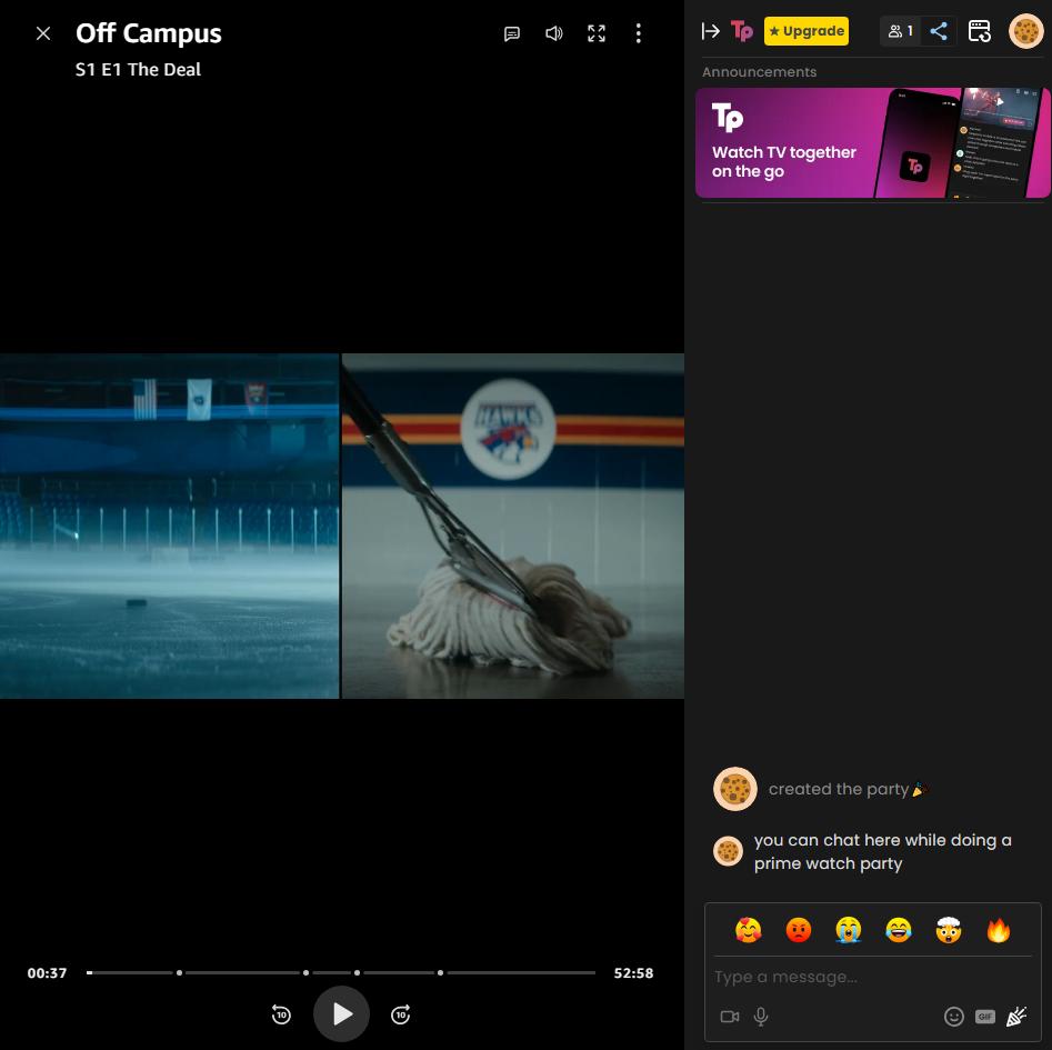 Teleparty amazon prime video streaming