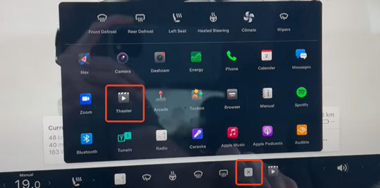 theater on tesla
