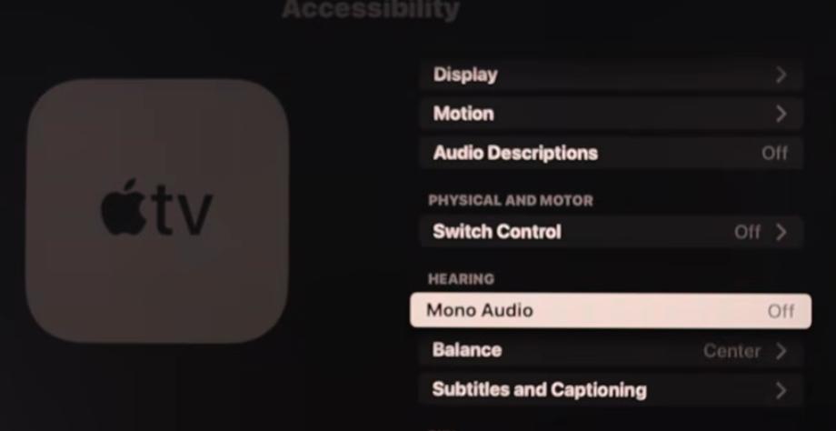 apple tv audio settings