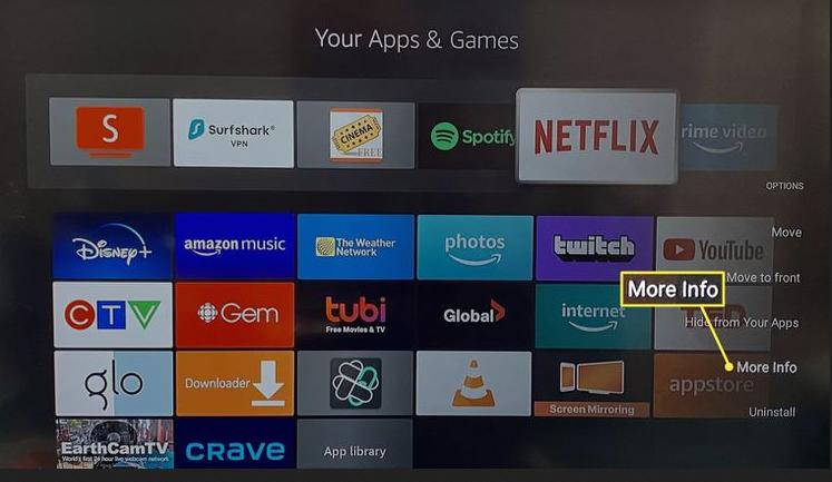 update netflix app on firestick