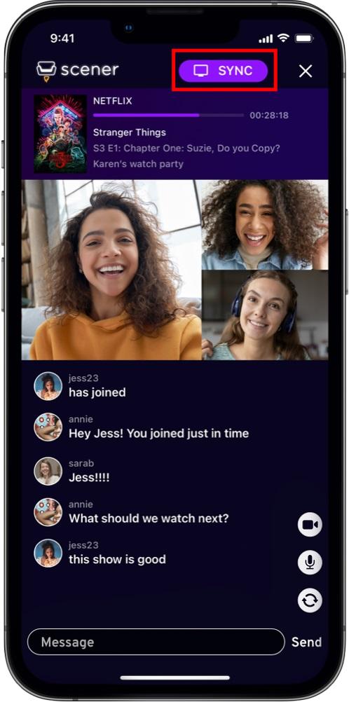 use scener on roku