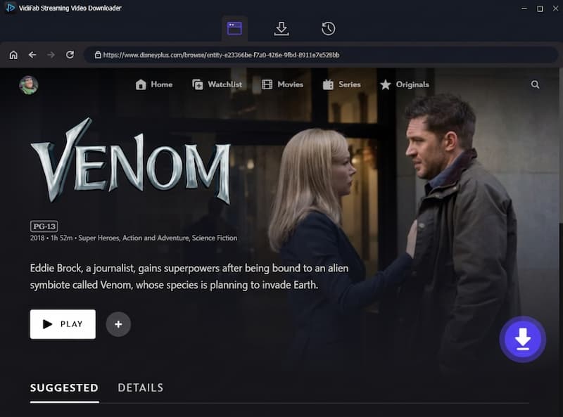 find venom movie for download in vidifab