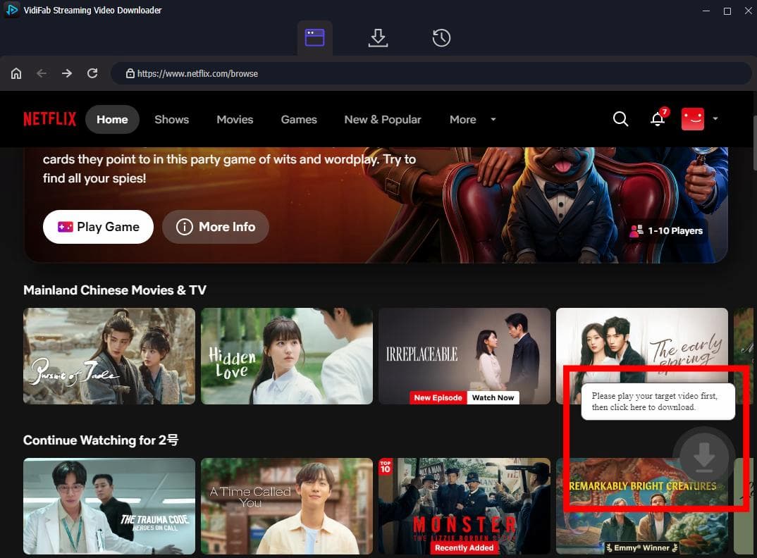 vidifab download button not working