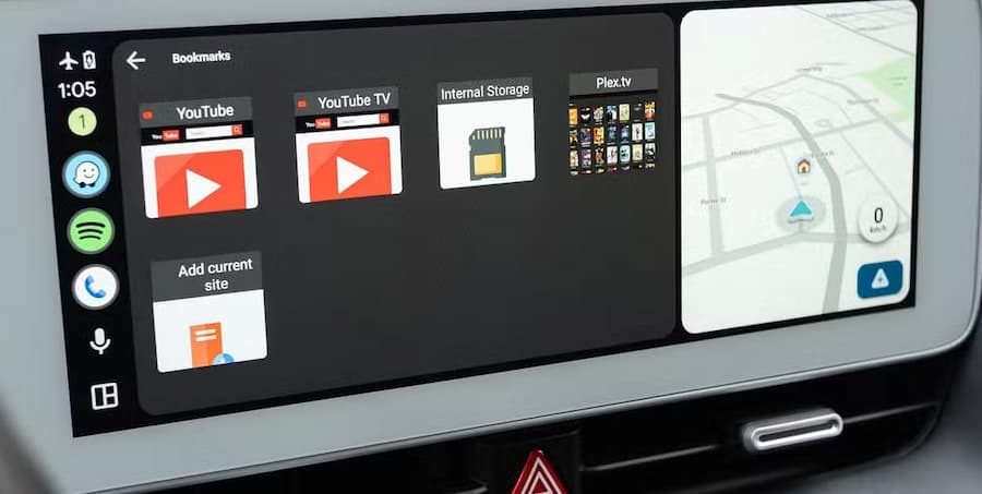watch netflix on car screen via browser