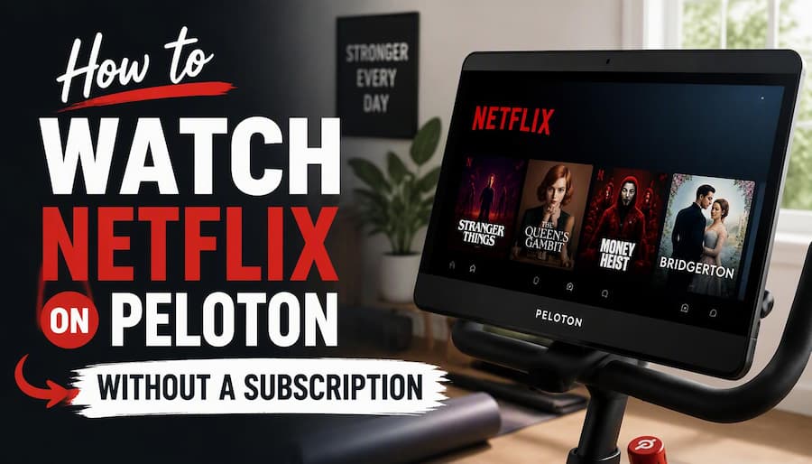 watch netflix on peloton