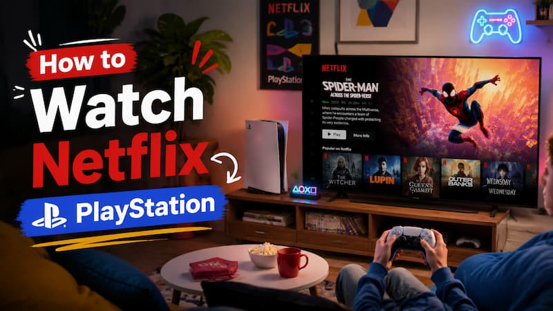 watch netflix on playstation 