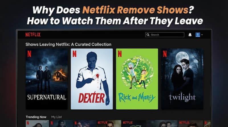 why does netflix remove shows