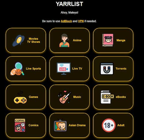 yarrlist